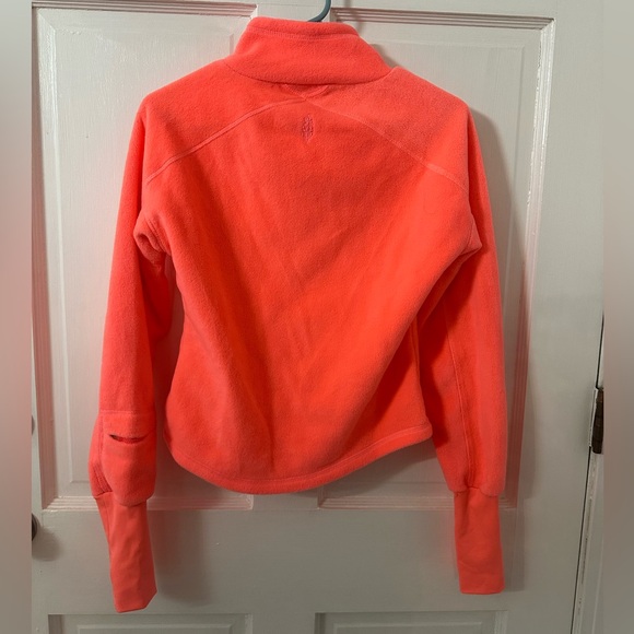 NWOT Free People Great Heights Neon 1/4 Zip Pullover - Picture 7 of 10